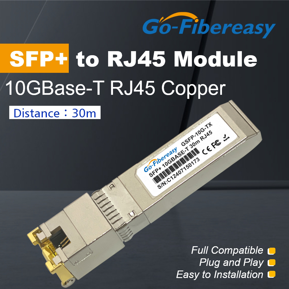 Router With Sfp+ 10G Port - 10Gb SFP RJ45 Modülü 10G/5G/2.5G 30m