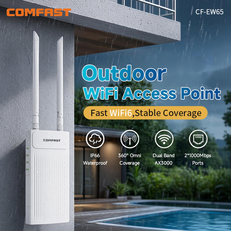 Wifi 6 Outdoor Ap Waterproof - COMFAST 3000M Dış Mekan WiFi 6