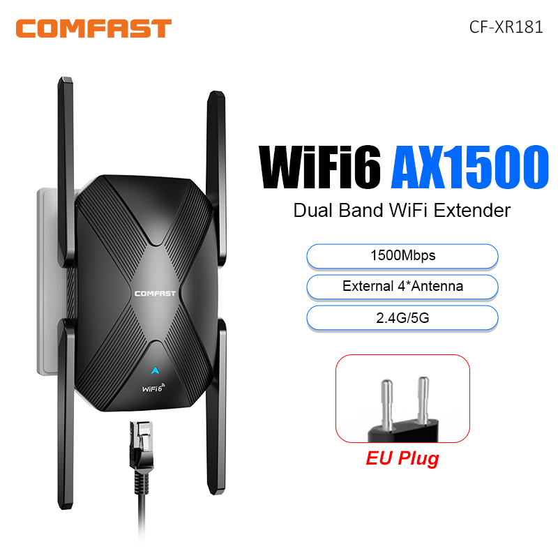 Wifi 6 Range Extender Ax1500 - COMFAST WiFi 6 WIFI Menzil Genişletici