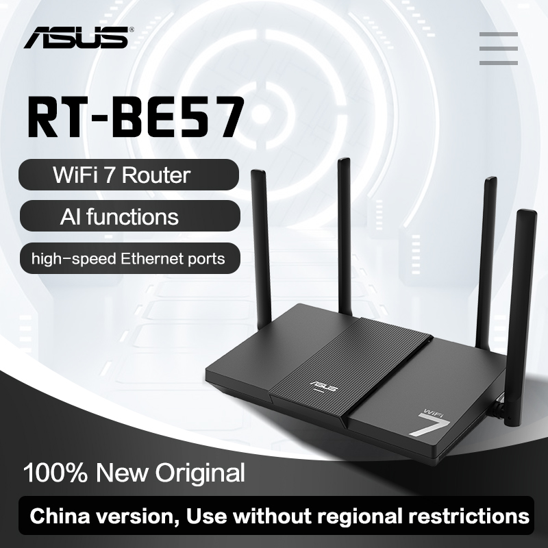 Gaming Router 2.5G Port - ASUS RT-BE57 TUF Gaming Router, WiFi7,