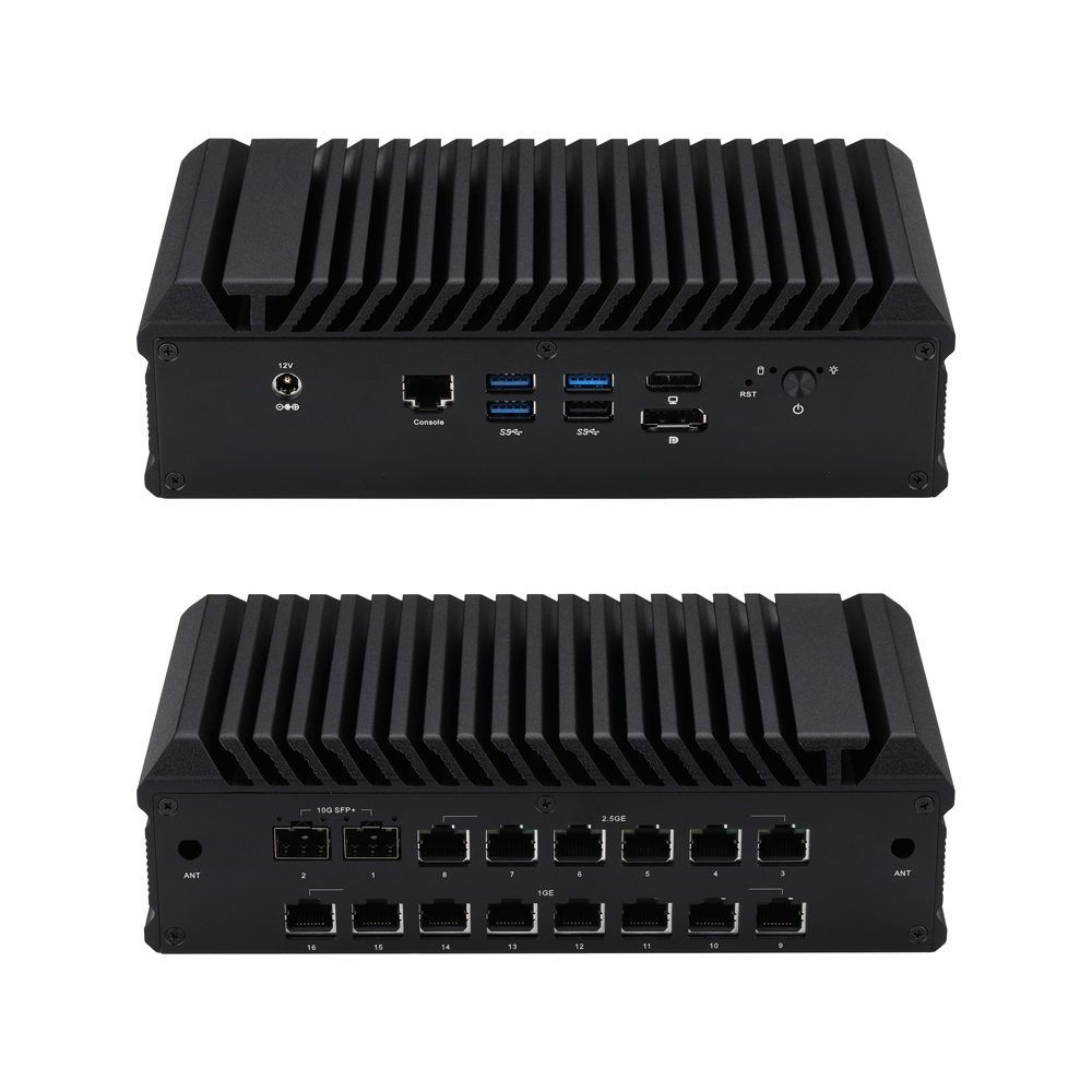 Router With Sfp+ 10G Port - Qotom Q30900SP Fansız Ağ Cihazı NAS