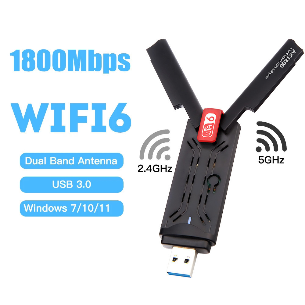 Wifi 6 Usb Adapter Ax1800 - WiFi 6 AX1800 USB 3.0 Kablosuz