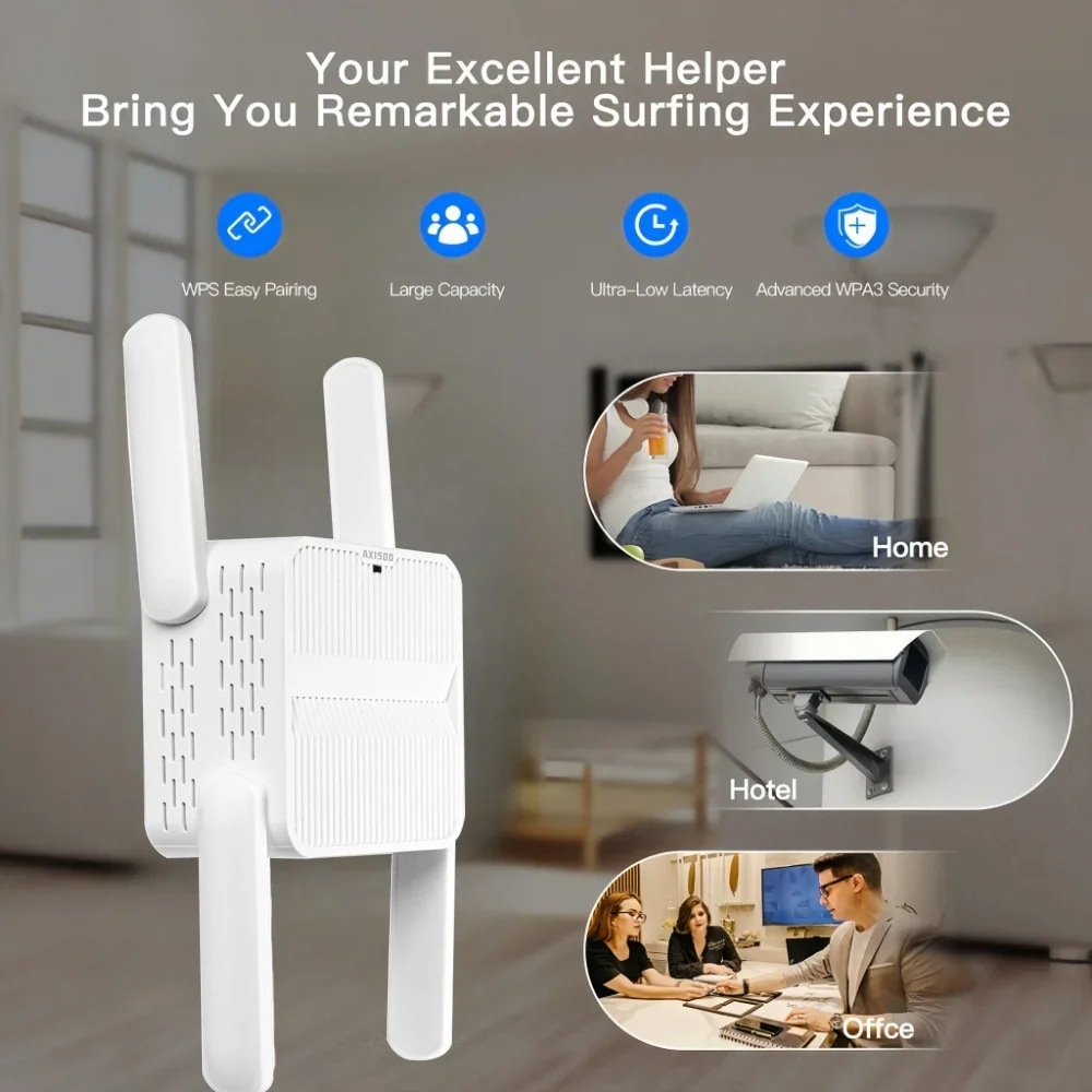 Wifi 6 Range Extender Ax1500 - AX1500 WiFi 6 Tekrarlayıcı Genişletici Sinyal