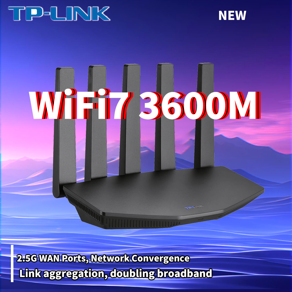Wifi 6E Router Tri Band 6Ghz - TP-LINK WiFi7 BE3600 yönlendirici 2.5G Gigabit