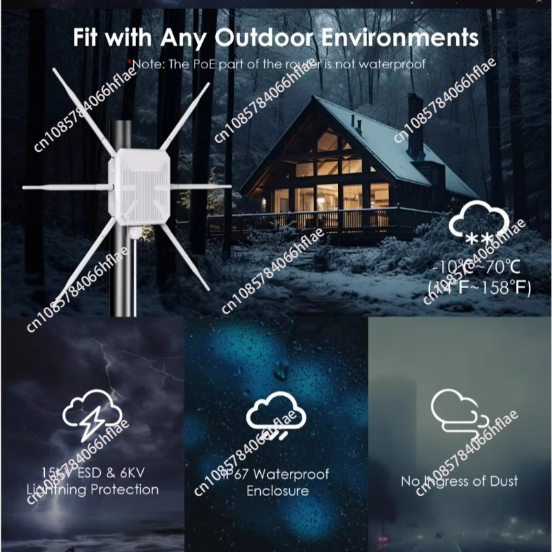 Uzun Menzilli, Su Geçirmez, Dı - Wifi 6 Outdoor Ap Waterproof incelemesi ve fiyatı