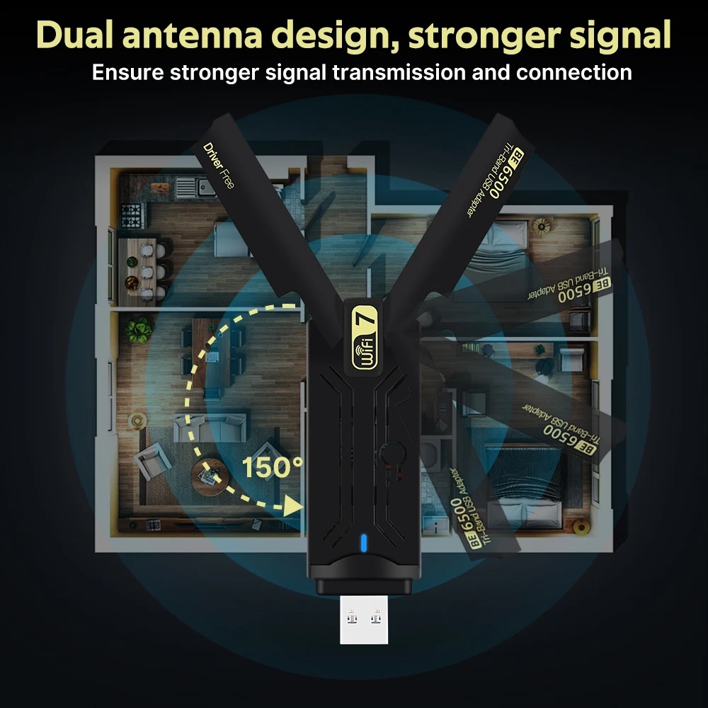 BE6500 WiFi 7 USB WiFi Adaptör - Wifi 7 Router Be6500 incelemesi ve fiyatı