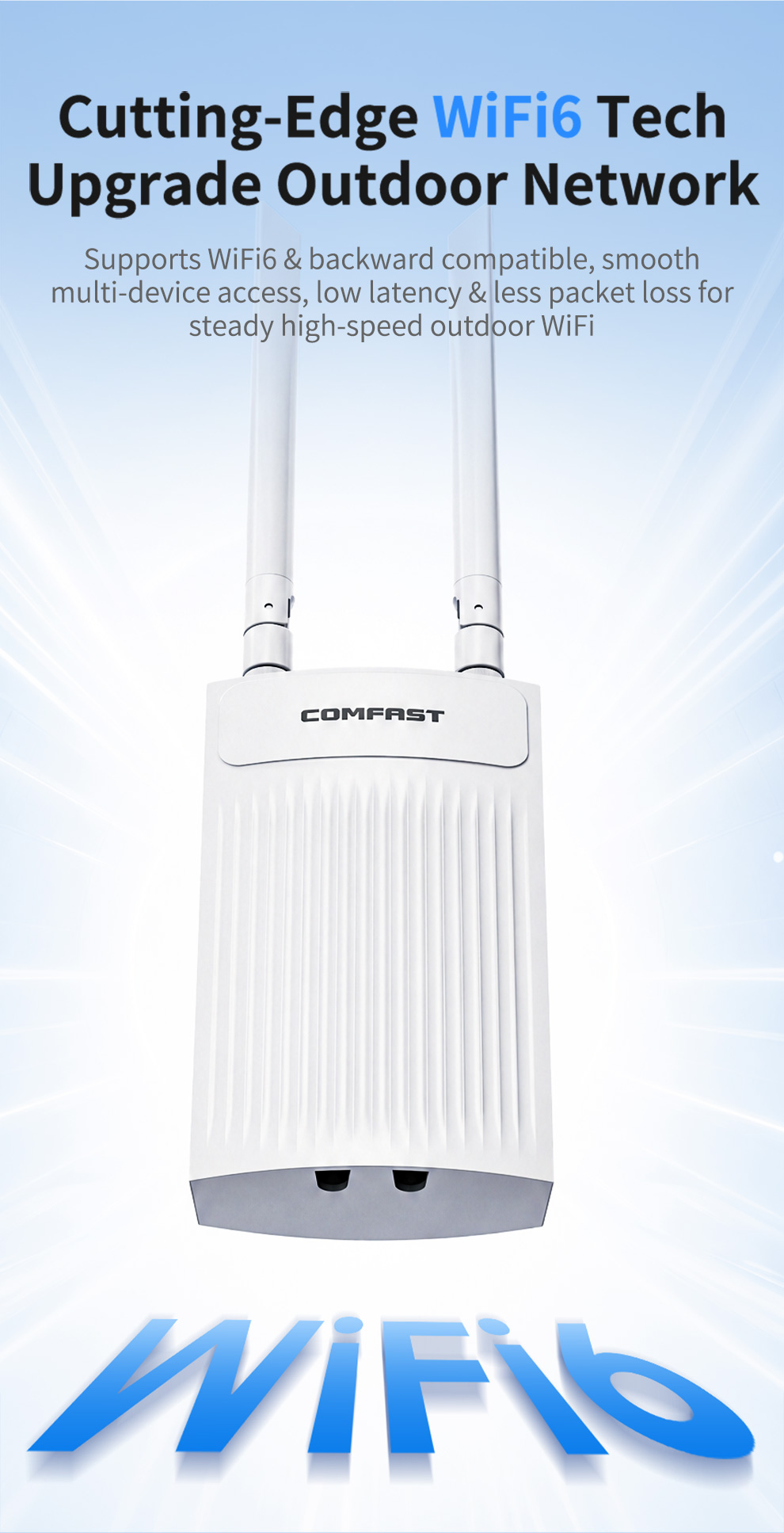 COMFAST 3000M Dış Mekan WiFi 6 - Wifi 6 Outdoor Ap Waterproof incelemesi ve fiyatı