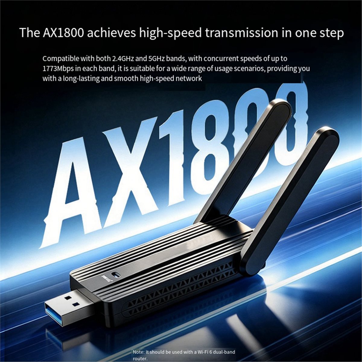 WiFi6 USB Kablosuz AX1800 Adap - Wifi 6 Usb Adapter Ax1800 incelemesi ve fiyatı