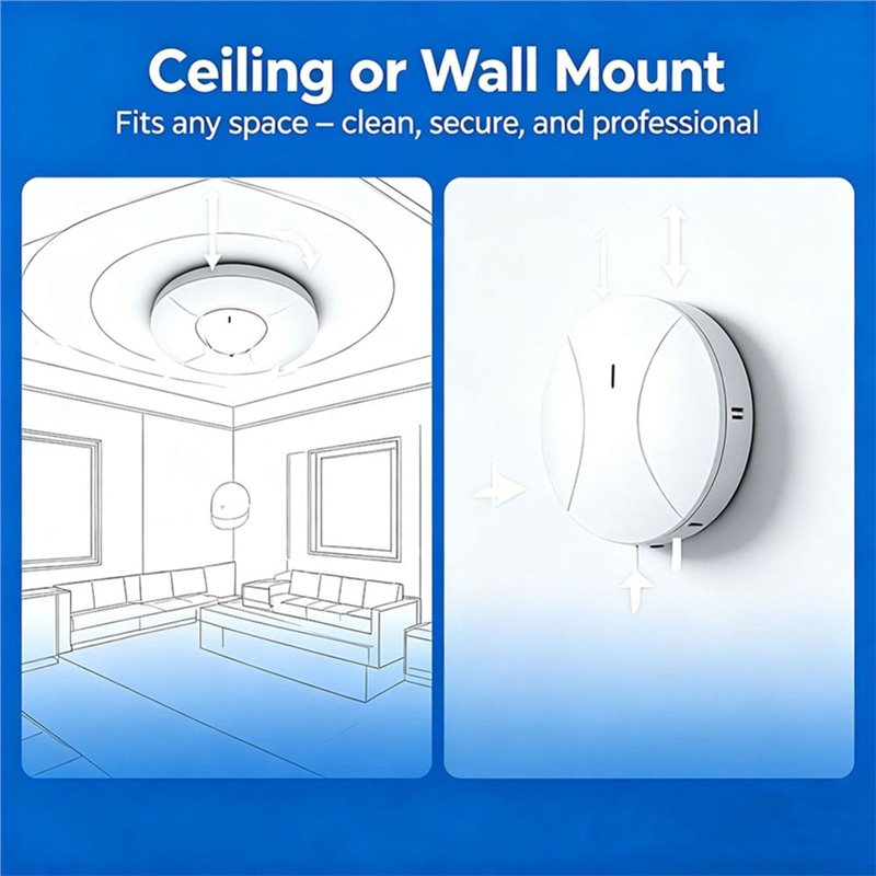 AX3000M Wifi6 Tavan Tipi Erişi - Wifi 6 Access Point Ceiling Poe incelemesi ve fiyatı