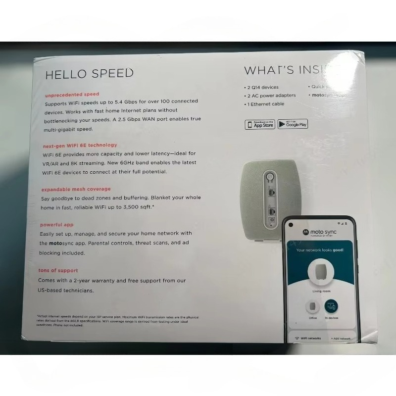Moto Q14 WiFi 6E Üç Bantlı Mes - Wifi 6E Router Tri Band 6Ghz incelemesi ve fiyatı