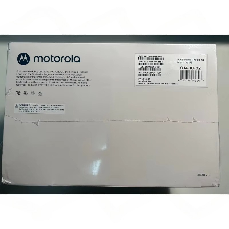 Moto Q14 WiFi 6E Üç Bantlı Mes - Wifi 6E Router Tri Band 6Ghz incelemesi ve fiyatı