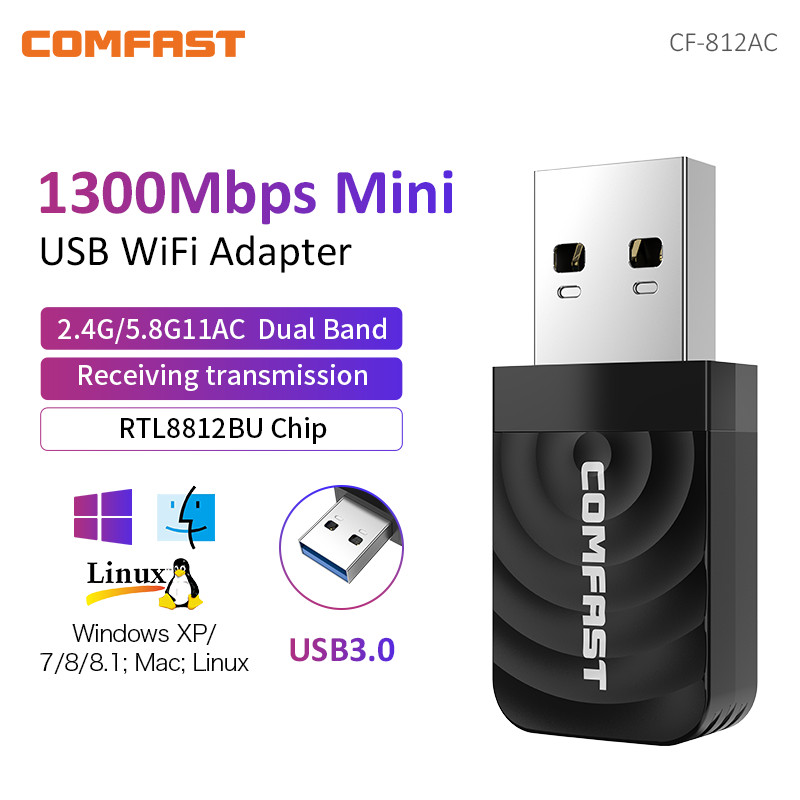 Comfast 650M/1300Mbps WiFi ada - Wifi 6 Usb Adapter Ax1800 incelemesi ve fiyatı