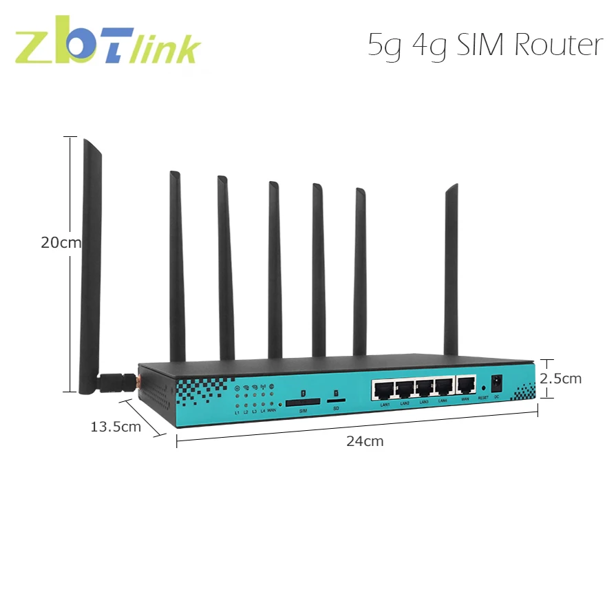 Zbtlink 4G 5G yönlendirici 2.4 - Wifi 6E Router Tri Band 6Ghz incelemesi ve fiyatı