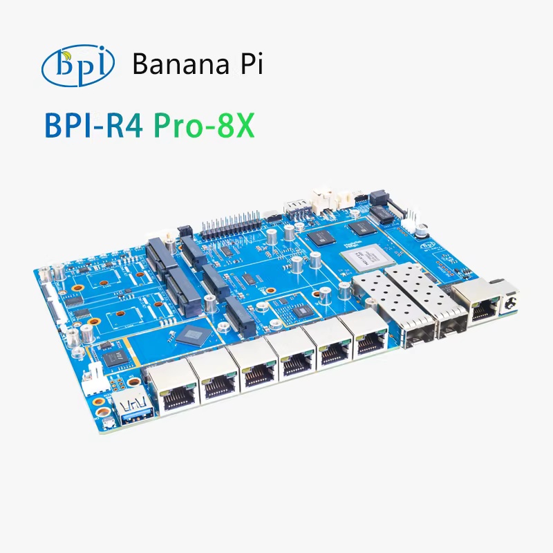 Banana Pi Bpi-r4 Pro-8x Mediat - Router With Sfp+ 10G Port incelemesi ve fiyatı