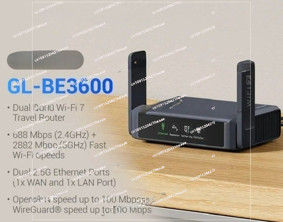 GL.iNet GL-BE3600 (Slate 7) Wi - Gaming Router 2.5G Port incelemesi ve fiyatı