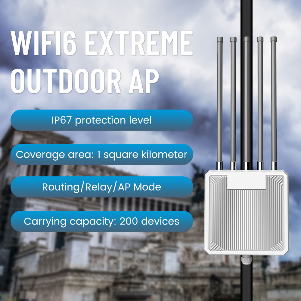 AX3000 Wifi 6 Dış Mekan Erişim - Wifi 6 Outdoor Ap Waterproof incelemesi ve fiyatı