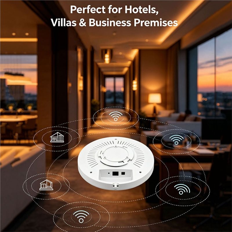 LXYB18B AX3000M Wifi6 Tavan Ti - Wifi 6 Access Point Ceiling Poe incelemesi ve fiyatı