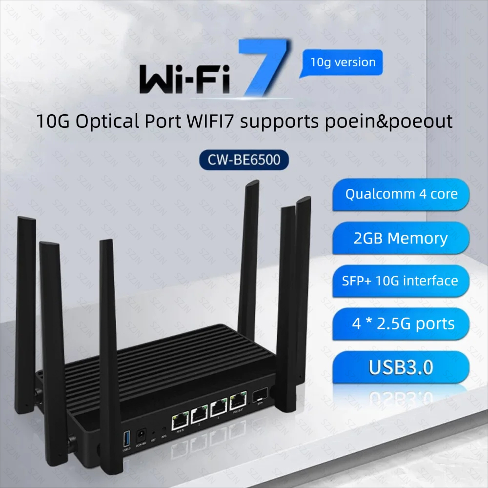 WIFI7 Yönlendiriciler 10G SFP+ - Router With Sfp+ 10G Port incelemesi ve fiyatı
