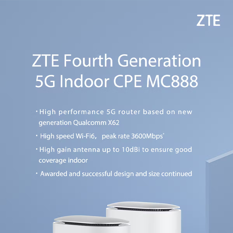 Kilitsiz ZTE 5G İç Mekan CPE M - 4G 5G Router Sim Slot Wifi 6 incelemesi ve fiyatı
