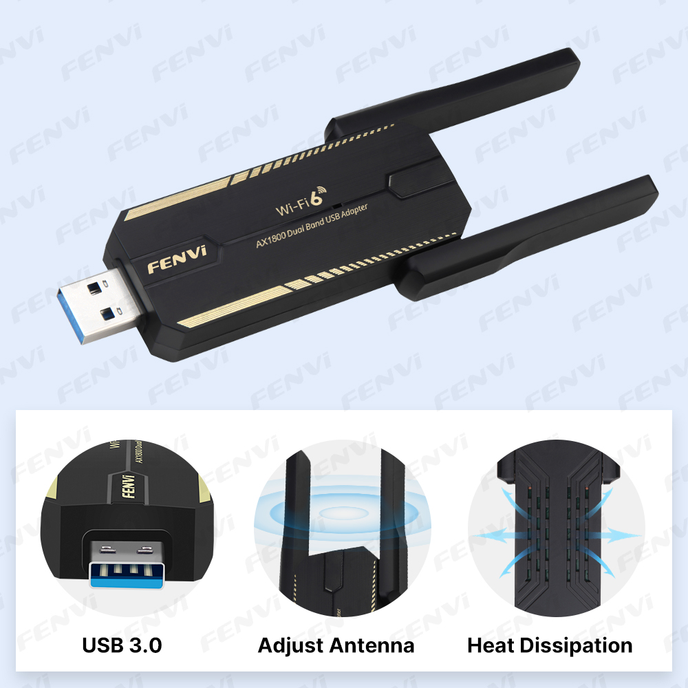 Fenvi AX1800 WiFi 6 USB Adaptö - Wifi 6 Usb Adapter Ax1800 incelemesi ve fiyatı