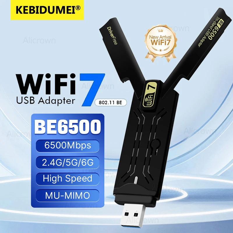 KEBIDUMEI WiFi 7 USB Adaptörü  - Wifi 7 Router Be6500 incelemesi ve fiyatı