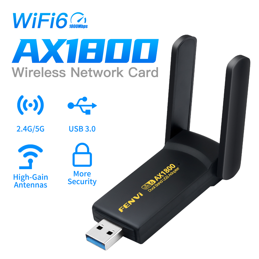FENVI WiFi 6 USB Dongle MT7921 - Wifi 6 Usb Adapter Ax1800 incelemesi ve fiyatı