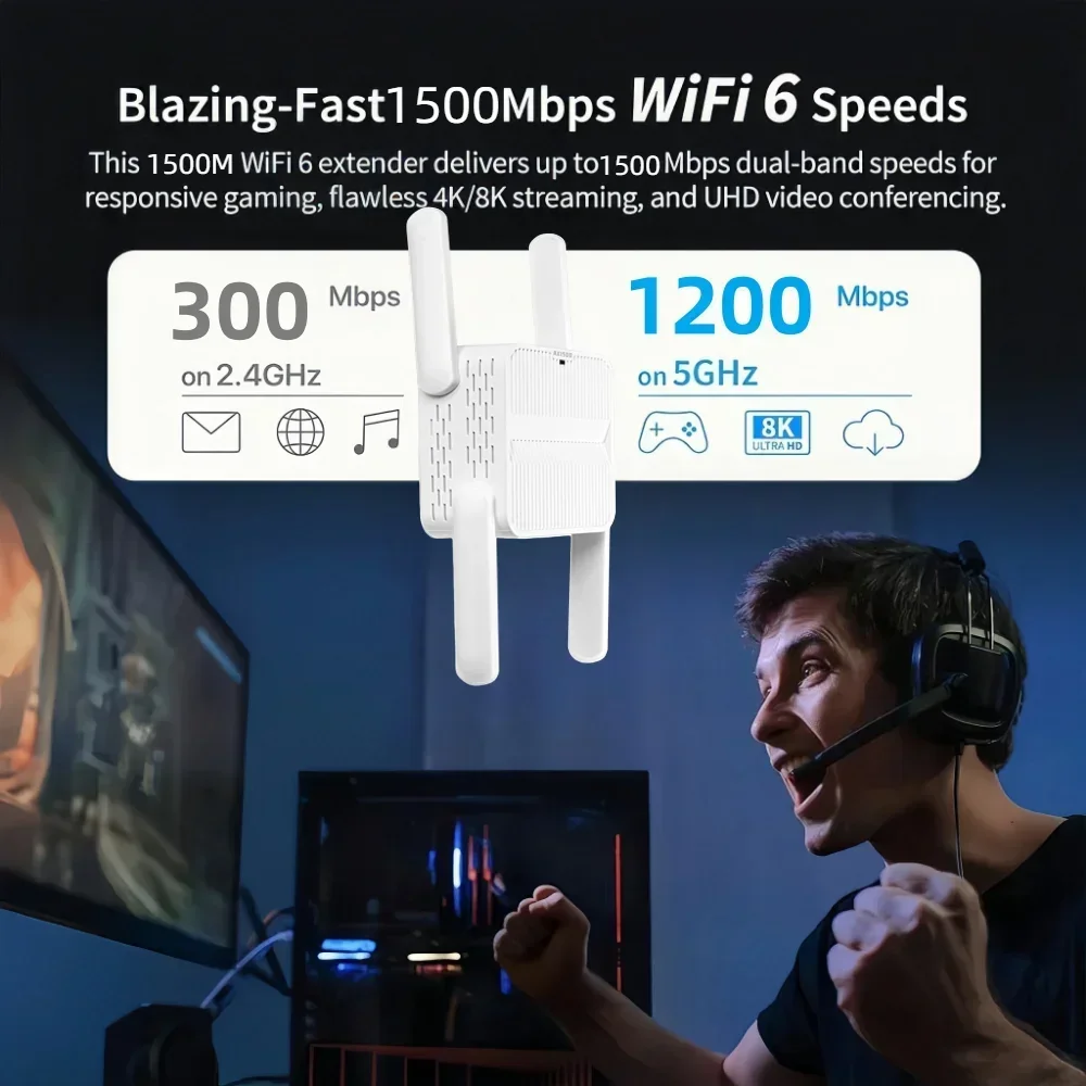 AX1500 WiFi 6 Sinyal Güçlendir - Wifi 6 Range Extender Ax1500 incelemesi ve fiyatı