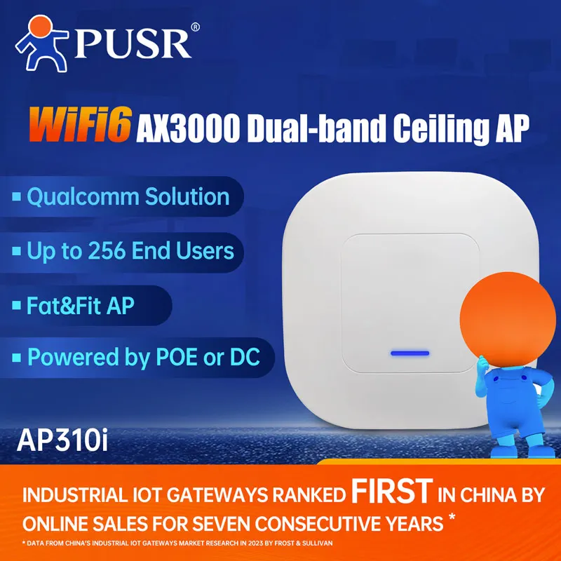 PUSR Çift Bantlı WiFi6 Tavan A - Wifi 6 Access Point Ceiling Poe incelemesi ve fiyatı