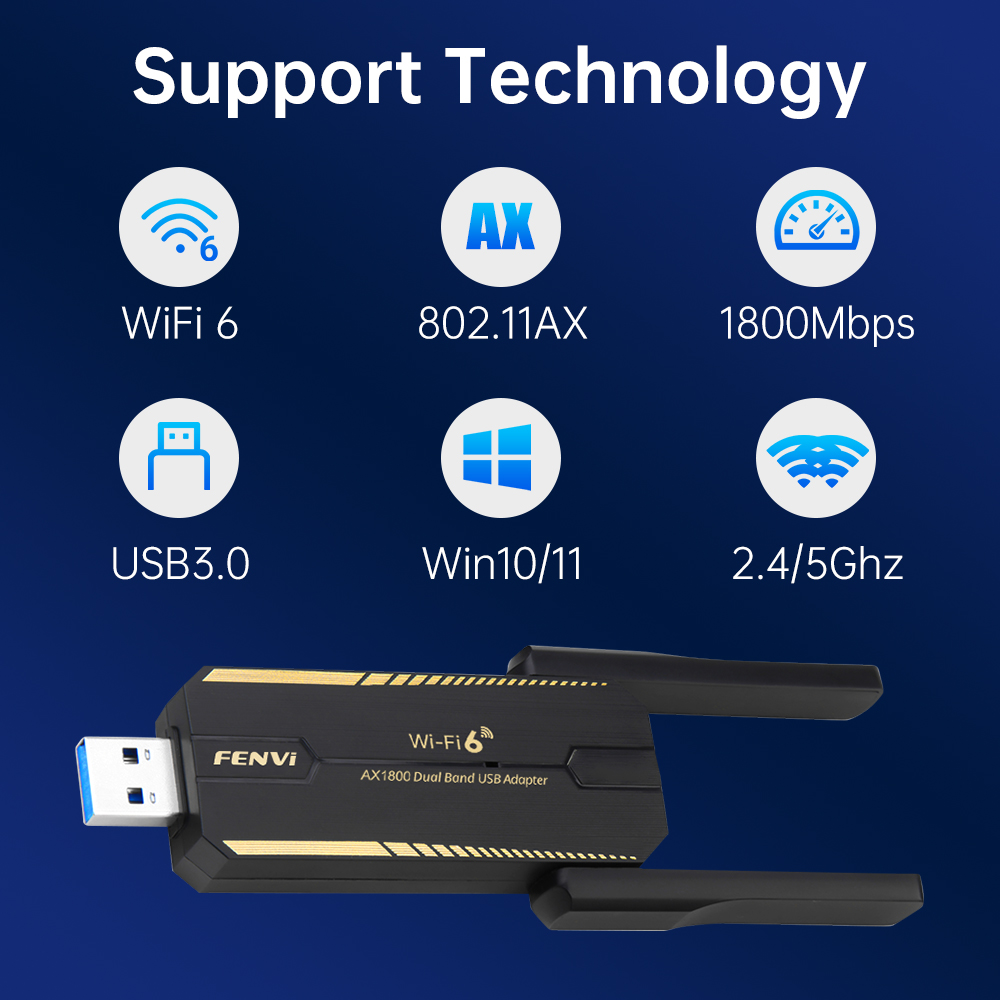 AX1800 WiFi 6 USB WiFi Adaptör - Wifi 6 Usb Adapter Ax1800 incelemesi ve fiyatı