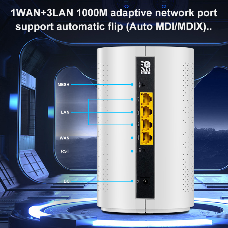 AX3000 Gigabit Openwrt Çift Ba - Wifi 6 Router Openwrt incelemesi ve fiyatı