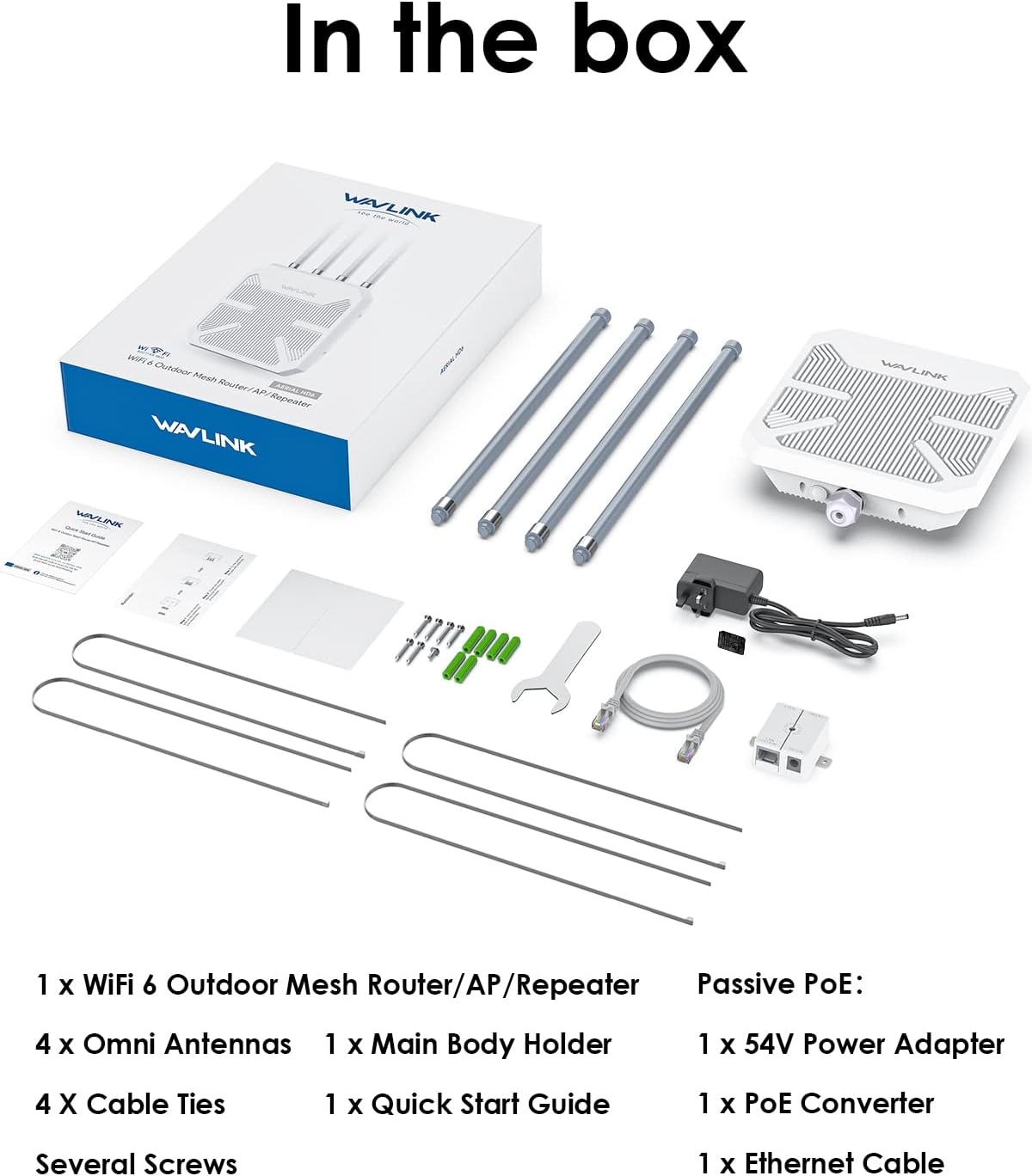 Wifi6 Tekrarlayıcı Genişletici - Wifi 6 Outdoor Ap Waterproof incelemesi ve fiyatı