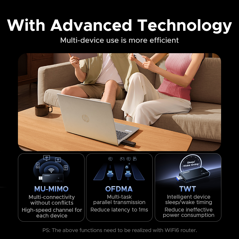 UGREEN WiFi Adaptörü AX1800 Wi - Wifi 6 Usb Adapter Ax1800 incelemesi ve fiyatı