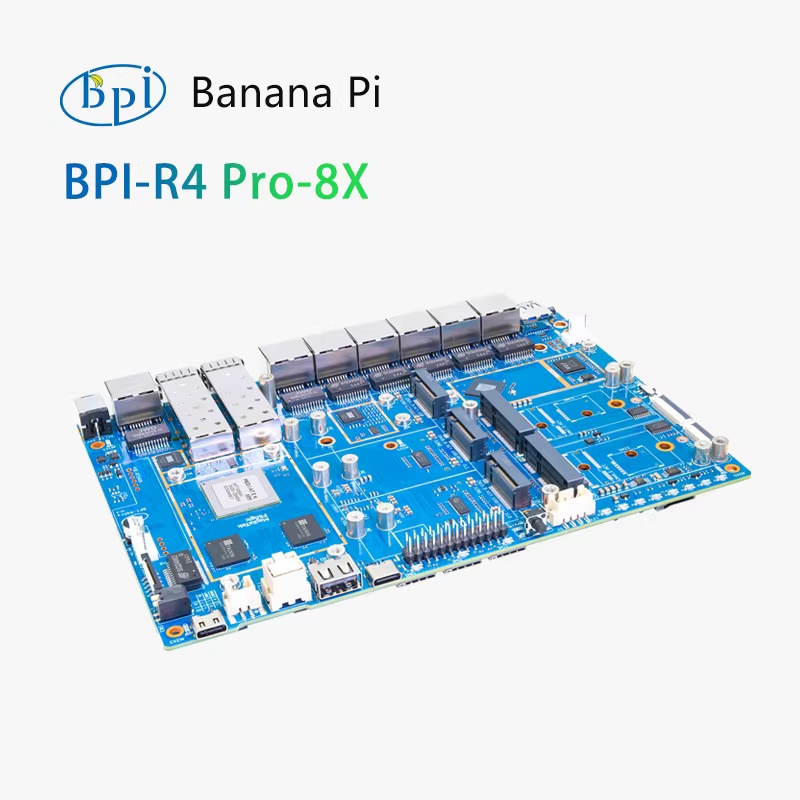 Banana Pi BPI-R4 Pro-8X MediaT - Router With Sfp+ 10G Port incelemesi ve fiyatı