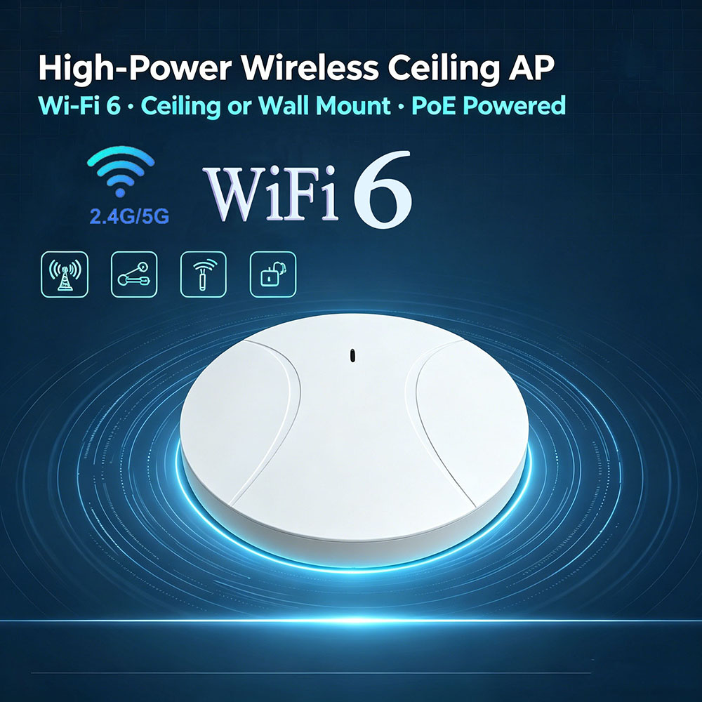 WiFi6 Tavan Tipi AP 3000Mbps G - Wifi 6 Access Point Ceiling Poe incelemesi ve fiyatı