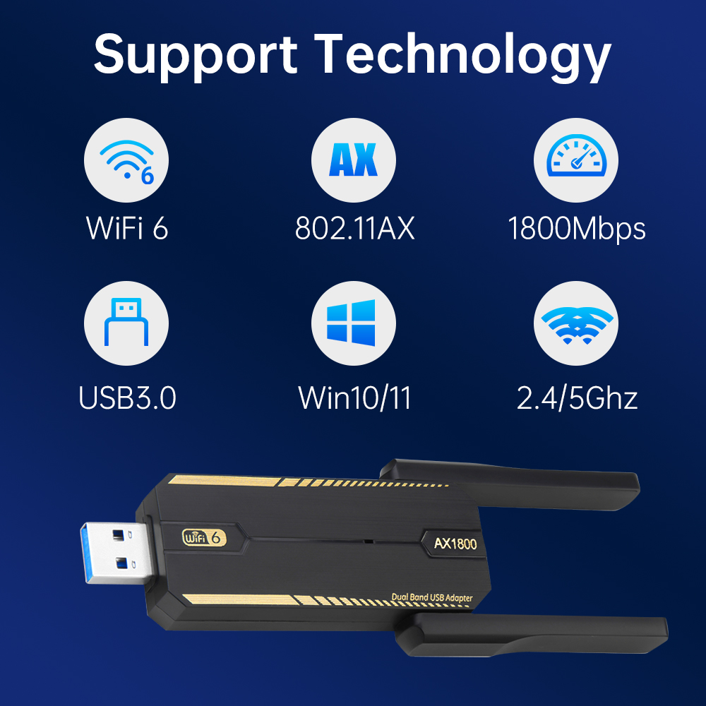 KEBIDUMEI WIFI 6 Wi-fi USB Ada - Wifi 6 Usb Adapter Ax1800 incelemesi ve fiyatı